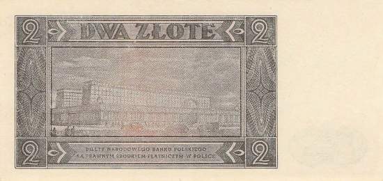 2 Zlote Polen p134 1948